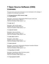 License Terms - Bosch