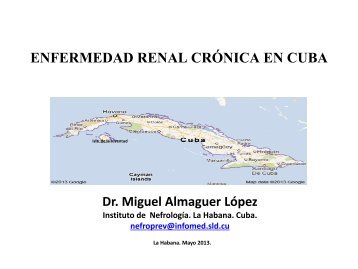 Enfermedad Renal Cronica en Cuba.