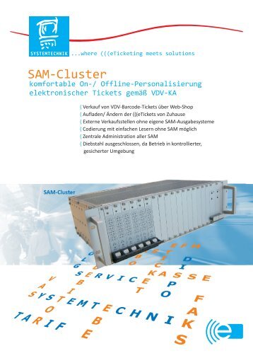 SAM-Cluster - Systemtechnik