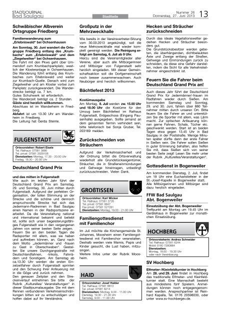 Bad Saulgau KW 26 ID 74152 - Stadt Bad Saulgau