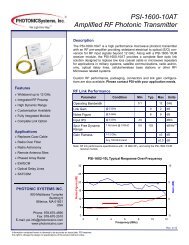 PSI-1600-10AT Amplified RF Photonic Transmitter.pub