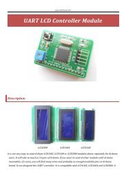 UART LCD Controller Module - Elechouse