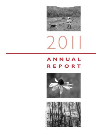 2011 Annual Report - Monadnock Conservancy