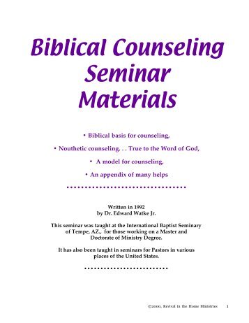 Biblical Counseling.pdf - Online Christian Library