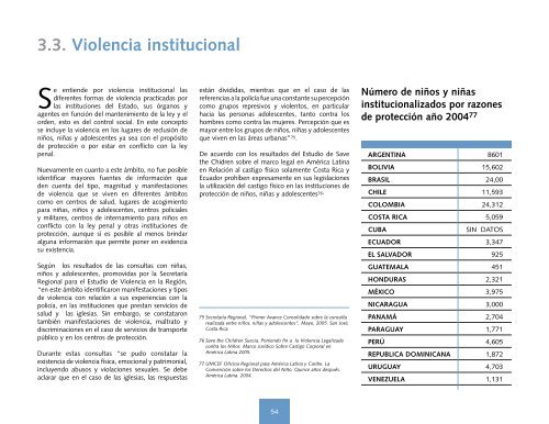 La violencia contra