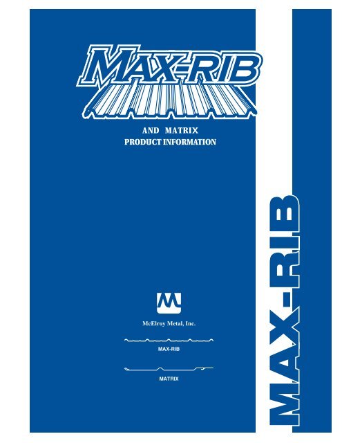 MAX-RIB - McElroy Metal