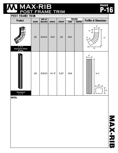 MAX-RIB - McElroy Metal