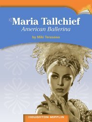 Lesson 18:Maria Tallchief American Ballerina