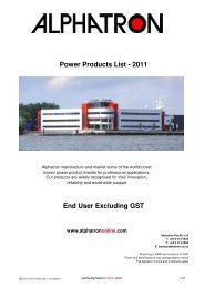 Alphatron Power Products 2011.xlsx