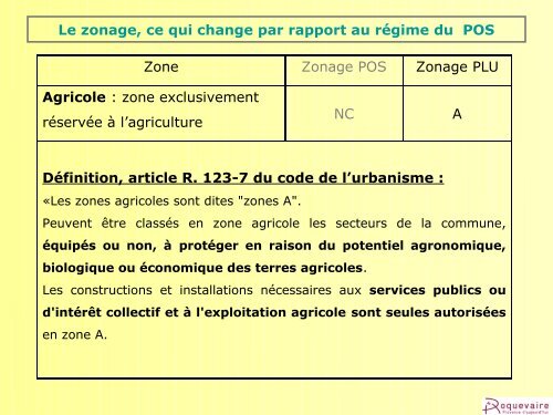 Du POS au PLU - Roquevaire