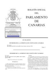 ejercicio 1999 - Audiencia de Cuentas de Canarias