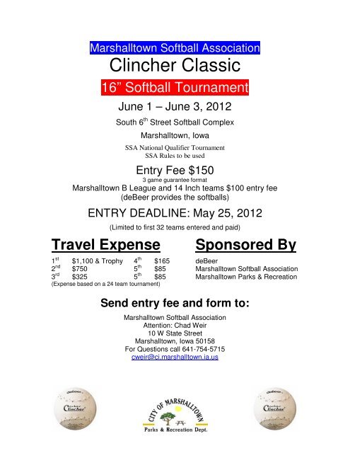 Clincher Classic - City of Marshalltown