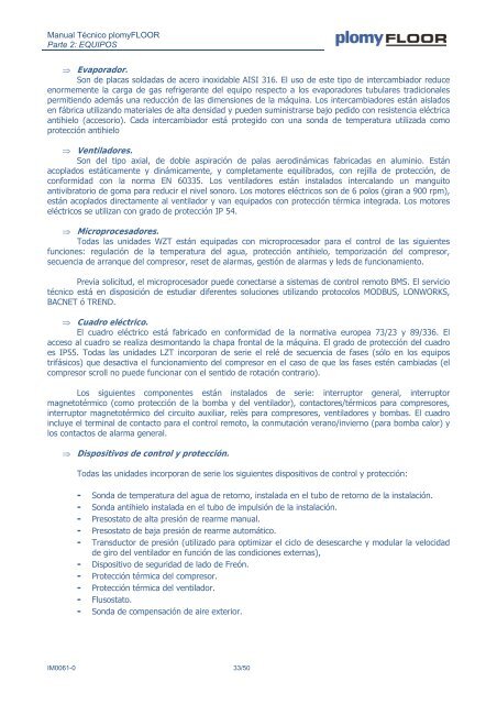 SISTEMA DE CLIMATIZACIÃN - Plomyplas