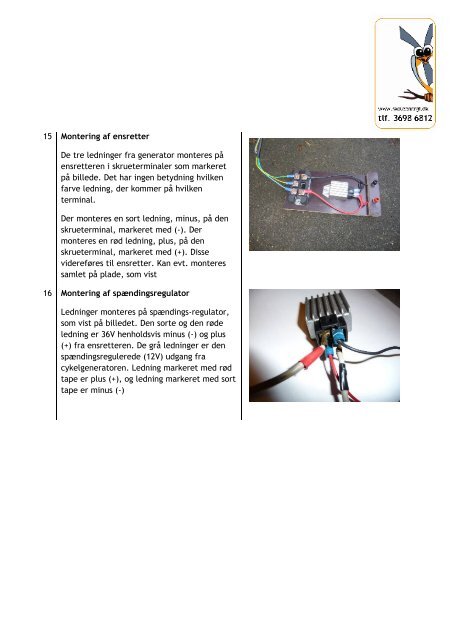 Elproducerende cykel - Energitjenesten