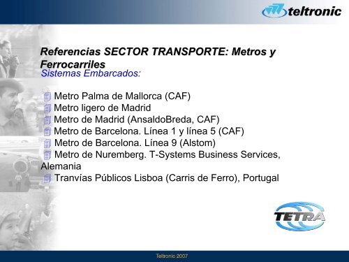 Infraestructura + Terminales - tetra