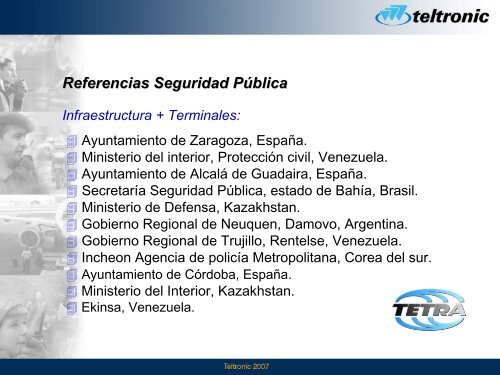 Infraestructura + Terminales - tetra