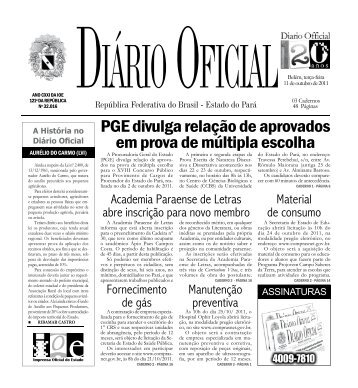 PGE divulga relaÃƒÂ§ÃƒÂ£o de aprovados em prova de mÃƒÂºltipla escolha