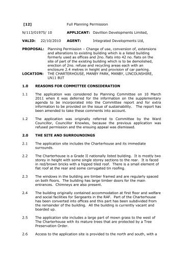 [12] Full Planning Permission N/113/01975/ 10 APPLICANT ...