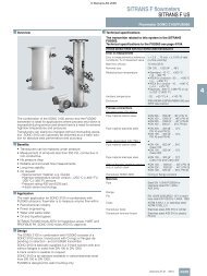 SITRANS F flowmeters 4 - RS Hydro