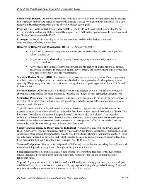 Individual Fellowship Application Guide - UCLA School of Nursing