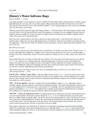 History's Worst Software Bugs - GSE