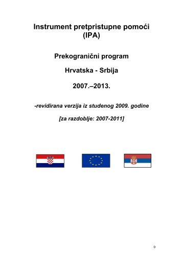 IPA - Ministarstvo regionalnoga razvoja i fondova Europske unije