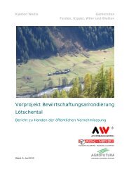 K BWA Loetschental Bericht Oeffentliche ... - Gemeinde Kippel