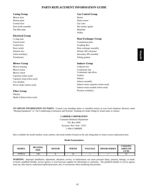 warning - Docs.hvacpartners.com