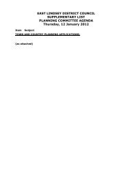 Agenda Reports Pack (Public) 12/01/2012, 14.00 - East Lindsey ...