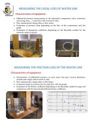 Fluid Mechanics Laboratory