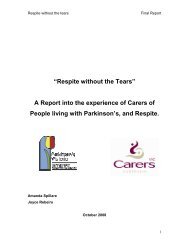 RWT Report Final- 20.11.08 - Parkinson's Victoria