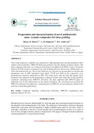 Preparation and characterization of novel antibacterial nano ...