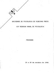 1984 - Sociedade Brasileira de Psicologia
