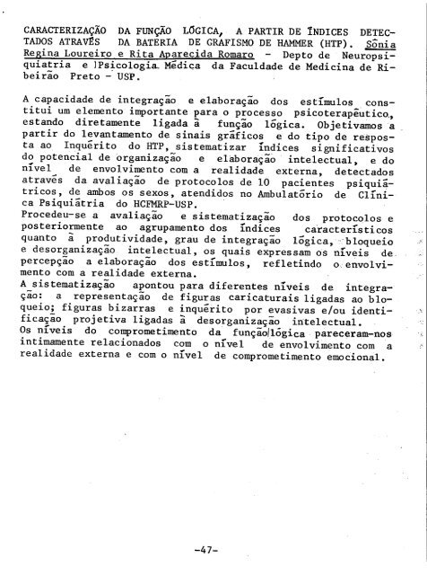1984 - Sociedade Brasileira de Psicologia