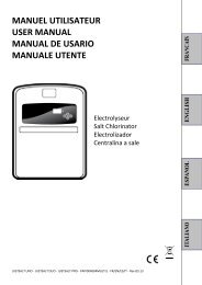 Manual Justsalt Pro - Pool Technologie