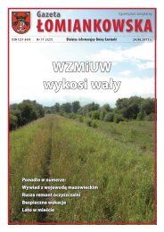 Gazeta Łomiankowska 11.2011 - Łomianki, Urząd Miasta i Gminy