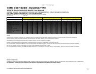 VISN 16 - VAMC Cost Guide - Office of Construction and Facilities ...
