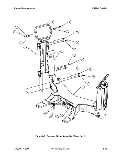 XR2050 Parts Manual - Xtreme Manufacturing