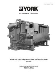 Model YPC Two-Stage Steam-Fired Absorption ... - Usair-eng.com