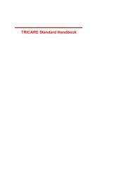 TRICARE Standard Handbook - battalionaidstation.com