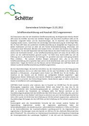 Gemeinderat Schüttringen 11.01.2012 ... - Schuttrange