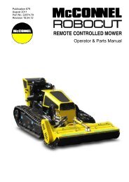 RoboCut - Operator & Parts Manual - McConnel