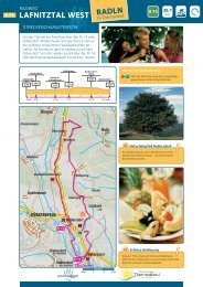 Radkarte als PDF downloaden - Tourismusverband Loipersdorf