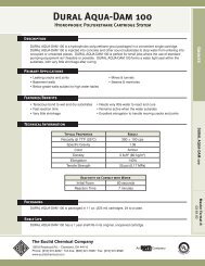 Dural Aqua Dam 100 - Euclid Chemical Co