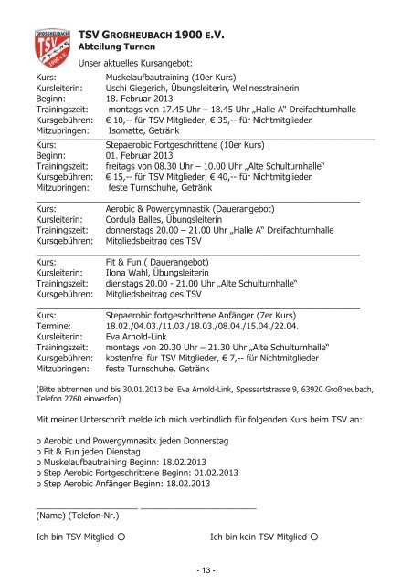GroÃheubacher Nachrichten Ausgabe 02-2013 - STOPTEG Print ...