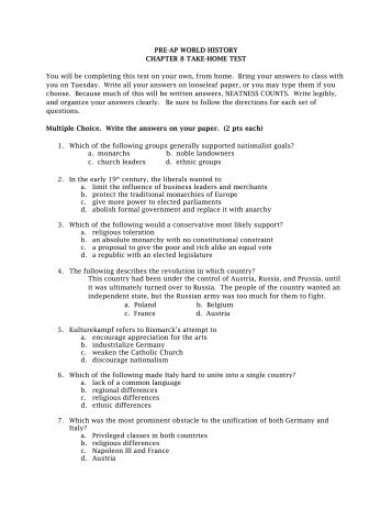 Ap world history test chapter 1