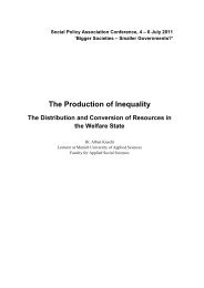 The Production of Inequality The Distribution and Conversion of ...