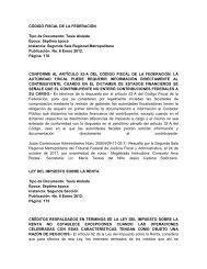 CÓDIGO FISCAL DE LA FEDERACIÓN Tipo de Documento: Tesis ...