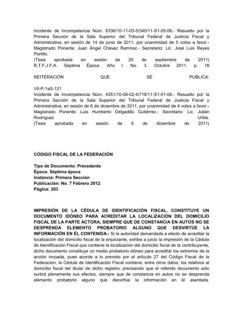 CÓDIGO FISCAL DE LA FEDERACIÓN Tipo de Documento: Tesis ...