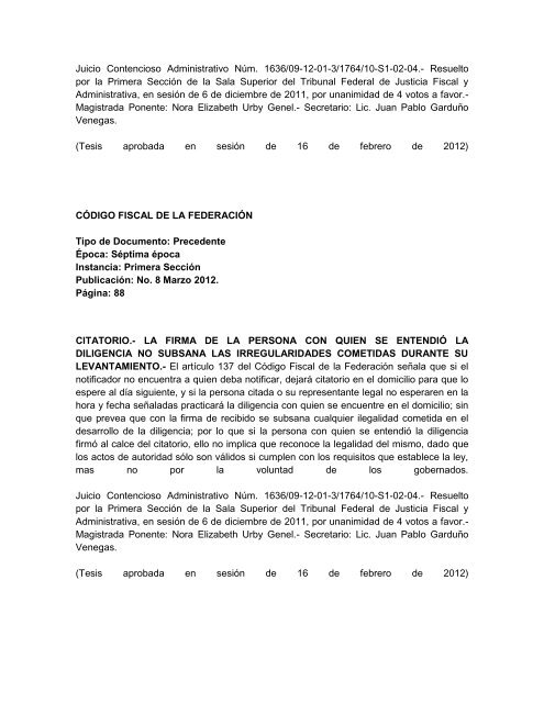 CÓDIGO FISCAL DE LA FEDERACIÓN Tipo de Documento: Tesis ...